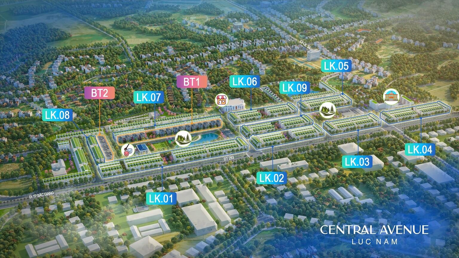 Bảng Giá Central Avenue Lục Nam Bắc Giang